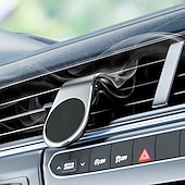 cheap Car Holder-Metal Magnetic Car Phone Holder Mini Air Vent Clip Mount Magnet Mobile Stand For iPhone XS Max 11Pro Xiaomi SAMSUNG Galaxy Note10 Smartphones