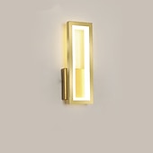 baratos Candeeiros de Parede de interior-lightinthebox 1-luz 32cm criativo led luzes de parede design retangular luzes de parede moderna sala de estar escritório alumínio parede luz ip65 220-240v 16 w