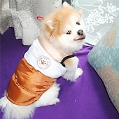 ieftine paltoane-Câini Haine Σακάκι Jachetă puf Stil Clasic Iarnă Rezistent la Vânt Cald Απαλό Comfortabil Festival Îmbrăcăminte pentru câini for Mops Snautzer Chihuahua  Small Mediu