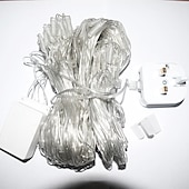 お買い得  プラグイン式電源-LEDネットストリングライトip656mx4m 3mx2mLedフレキシブルネットフェアリーストリングライト880led200ledメッシュストリングライトガーデンヤード用カラフルな装飾euusukプラグac110v220v 230v