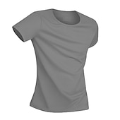 billiga T-tröjor och skjortor-2st herr kortärmad vattentät t-shirt t-shirt tröja hals fläckbeständig topp utomhus hydrofob fläckbeständig antifouling snabb torr lätt sommar vit svart grå fiske klättring strand
