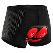 baratos Roupa interior masculina e Camada Base-Arsuxeo Homens Roupa interior de ciclismo Calções de bicicleta Shorts acolchoados 3D Moto Shorts Roupa Íntima Shorts acolchoados / camurça Modelagem Race Fit ideal para corrida Ciclismo de Montanha