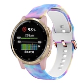 お買い得  ガーミン時計バンド-時計バンド のために ガーミン Forerunner 265S 255S Venu 3S 2S Vivoactive 4S 3S 2S Vivomove 3S 18mm シリコーン 置換 ストラップ 18mm スポーツバンド リストバンド