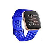 economico Cinturini per orologi Fitbit-Cinturino intelligente per Fitbit Versa 2 / Versa Lite / Versa SE / Versa Silicone Orologio intelligente Cinghia Soffice Traspirante Cinturino sportivo Sostituzione Polsino