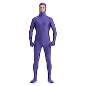levne Matné kostýmy-Zentai obleky Kožené obleky Oblek na celé tělo Karnevalový kostým Oblek na celé tělo Den králů Pánské Dámské Pohlaví Jednobarevné Spandex Lycra Kostým pro předvečer Všech svatých Dospělé