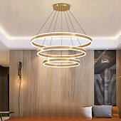 cheap Pendant Lights-60 cm Pendant Lantern Design Pendant Light LED Aluminum Brushed Modern 220-240V