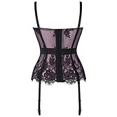 cheap Corset-Rococo Punk &amp; Gothic Medieval Overbust Corset Lingerie Bustier 6 Plastic Bones Women&#039;s Carnival of Venice Adults&#039; Corset