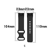 お買い得  Fitbitウォッチバンド-時計バンド のために Fitbit Charge 5 シリコーン 置換 ストラップ ソフト 高通気性 リストバンド