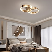 baratos Luzes de teto e ventiladores-Lanterna de 52 cm com design embutido no teto e acabamentos em aço inoxidável pintados galvanizados led 220-240v