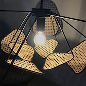 abordables Luces colgantes-60/80/100 cm sputnik design lámpara colgante led metal estilo vintage sputnik acabados pintados vintage country 220-240v