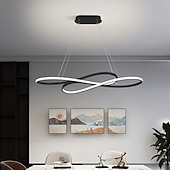 economico Lampadari-Lampadario design singolo 100 cm metallo stile artistico stile moderno elegante finiture verniciate led moderno 220-240v