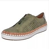 Χαμηλού Κόστους Γυναικεία Sneakers-γυναικεία casual κόκκινα slip-on sneakers με πλέγμα που αναπνέει και λεπτομέρεια από φελλό για καθημερινή άνεση