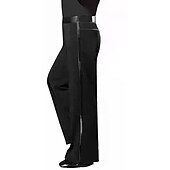 abordables Tenues de danse latine-Danse latine Pantalon Ruché Homme Utilisation Taille moyenne Polyester