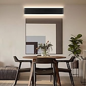 economico Luci per specchi-lightinthebox 1-luce 31/46/61cm applique da parete a led antiriflesso design opaco applique da parete per interni apparecchi in stile moderno luci della camera da letto del bagno 10w 16w 22w