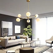 baratos Estilo Sputnik-95 cm pingente sputnik design led luzes de montagem embutida led metal galvanizado acabamentos pintados modernos 220-240v