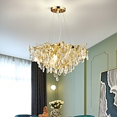 baratos Candeeiros de Lustre-Lustre de design de lanterna pendente de 60 cm com acabamento em metal pintado de 220-240v moderno
