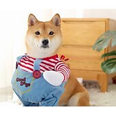 billiga Halloween husdjurskostym-hunddräkt,hund katt hundkläder hundkläder valpkläder hundkläder cosplay 1 kostym bomullsblandning hund katt kostym för halloween