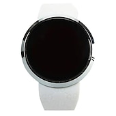 abordables Relojes digitales-Relojes digitales LED para hombres moda relojes con pantalla táctil relojes deportivos para hombres banda de silicona reloj electrónico digital de aleación de silicona