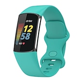 お買い得  Fitbitウォッチバンド-時計バンド のために Fitbit Charge 5 シリコーン 置換 ストラップ ソフト 高通気性 リストバンド