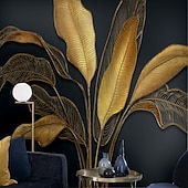 abordables Papiers peints-Fonds d'écran cool belle nature papier peint mural autocollant mural auto-adhésif éblouissant doré pvc/vinyle adapté au salon chambre restaurant hôtel décoration murale art décor à la maison