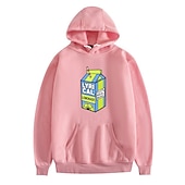 cheap Men&#039;s 3D Hoodies-Men&#039;s Print Long Sleeve Sweatshirts  Crew Neck Cool Designer Winter Black A Black B Pink A Clothing Apparel Designer Plus Size S M L XL XXL XXXL