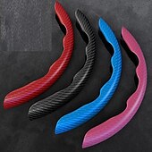 economico Copristerzo per auto-coprivolanti coprivolante modello in fibra di carbonio per donna&amp;amp;uomo, accessorio per auto sicuro e antiscivolo blu / rosa cipria / nero per universale tutti gli anni