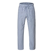 voordelige Slaap bodem-heren katoenen flanellen pyjamabroek zachte lounge geruite pyjamabroek met zakken lichtgewicht broek nachtkleding grijs
