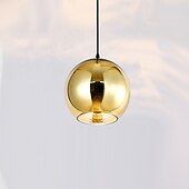 economico Luci Isola cucina-lampada a sospensione led design cluster / design singolo moderno / stile nordico per soggiorno / camera da letto / sala da pranzo vetro 110-240 v oro