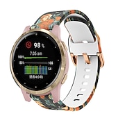 お買い得  ガーミン時計バンド-時計バンド のために ガーミン Forerunner 265S 255S Venu 3S 2S Vivoactive 4S 3S 2S Vivomove 3S 18mm シリコーン 置換 ストラップ 18mm スポーツバンド リストバンド