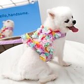 cheap Dog Apparel &amp; Accessories-Dog Cat Harness Leash Cute Adorable Adjustable Soft Comfortable Safety Dailywear Casual Daily Dog Clothing for Husky Labrador Alaskan Malamute Golden Retriever Dalmatian