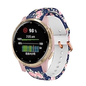 お買い得  ガーミン時計バンド-時計バンド のために ガーミン Forerunner 265S 255S Venu 3S 2S Vivoactive 4S 3S 2S Vivomove 3S 18mm シリコーン 置換 ストラップ 18mm スポーツバンド リストバンド