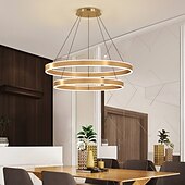 cheap Pendant Lights-60 cm Pendant Lantern Design Pendant Light LED Aluminum Brushed Modern 220-240V