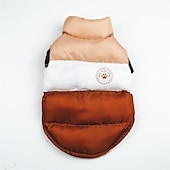 ieftine paltoane-Câini Haine Σακάκι Jachetă puf Stil Clasic Iarnă Rezistent la Vânt Cald Απαλό Comfortabil Festival Îmbrăcăminte pentru câini for Mops Snautzer Chihuahua  Small Mediu