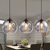 ieftine Lumini insulare-20 cm glob design design unic design pandantiv led metal stil vintage glob electroplacat vopsit finisaje vintage country 220-240v