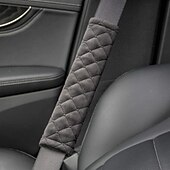 cheap Car Seat Covers-Soft for a More Comfortable Driving Compatible Seat Belt seat belt White  Black  Purple Wistiti Common For  Universal