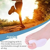 abordables Correcteurs d&#039;oignon-orteil unisexe hallux valgus attelle d&#039;oignon en silicone correcteur de pouce séparateur d&#039;orteil flexion des orteils soulagement de la douleur pédicure pieds outil de soins orthosi en silicone