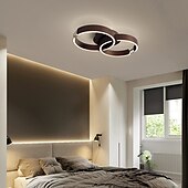 baratos Luzes de teto e ventiladores-Lanterna de 52 cm com design embutido no teto e acabamentos em aço inoxidável pintados galvanizados led 220-240v