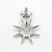 cheap Earrings-1pc Stud Earrings Jacket Earrings For Women&#039;s Crystal Party Wedding Birthday Cubic Zirconia Rhinestone Star Galaxy Star of David Gold / Casual / Daily