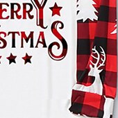 ファミリールック クリスマスファミリーパジャマ パジャマ チェック レタード スポーツ プリント ルビーレッド 長袖 ベーシック マッチング衣装 お買い得  子供のクリスマスパジャマ-ファミリールック クリスマスファミリーパジャマ パジャマ チェック レタード スポーツ プリント ルビーレッド 長袖 ベーシック マッチング衣装
