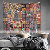 halpa Mandala Matto-mandala boheemi mosaiikki seinä tapetti taide sisustus huopa verho riippuva koti makuuhuone olohuone asuntolan sisustus boho hippi psykedeelinen kukka kukka lootus intialainen