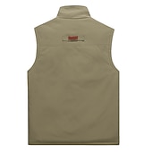 בגדי ריקוד גברים וסט Gilet אפוד דייגים וסט לטיולי הליכה אפוד ללא שרוולים ז'קט ג'יל בָּחוּץ רחוב יומי ליציאה סגנון רחוב ספורטיבי סתיו חורף כיס מיקוד מלא פוליאסטר עמיד שמור על חום הגוף נושם צבע אחיד זול ג'קט דיג לגברים-בגדי ריקוד גברים וסט Gilet אפוד דייגים וסט לטיולי הליכה אפוד ללא שרוולים ז'קט ג'יל בָּחוּץ רחוב יומי ליציאה סגנון רחוב ספורטיבי סתיו חורף כיס מיקוד מלא פוליאסטר עמיד שמור על חום הגוף נושם צבע אחיד