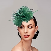 cheap Fascinators-Feather / Net Headbands / Fascinators Kentucky Derby Hat with 1 Piece Wedding / Party / Evening / Tea Party Headpiece