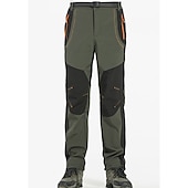 halpa Housut ja shortsit-miesten fleecevuoratut housut vedenpitävät retkeilyhousut housut softshell -housut talvi ulkoilmalämpö lämmin tuulenpitävä fleecevuorihousut / housut alaosat armeijan vihreä harmaa musta metsästys kalastus kiipeily