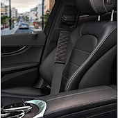 cheap Car Seat Covers-Soft for a More Comfortable Driving Compatible Seat Belt seat belt White  Black  Purple Wistiti Common For  Universal