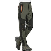 halpa Housut ja shortsit-miesten fleecevuoratut housut vedenpitävät retkeilyhousut housut softshell -housut talvi ulkoilmalämpö lämmin tuulenpitävä fleecevuorihousut / housut alaosat armeijan vihreä harmaa musta metsästys kalastus kiipeily