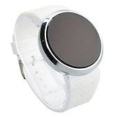abordables MONTRE NUMÉRIQUE-Montre Montre Digitale pour Femme Hommes enfants Digitale Numérique Digitale Numérique Sportif basique Décontractées Imperméable Lampe LED Alliage Silicone