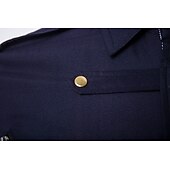 cheap Men&#039;s Tuxedo Shirts-Men&#039;s Party Shirt Solid Colored Collar Classic Collar Daily Basic Long Sleeve Slim Tops Military Wine Black Army Green / Fall / Spring /Summer/ Dress Shirts /Wedding
