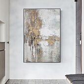 economico Quadri astratti-pittura a olio fatta a mano dipinta a mano arte della parete moderna astratta decorazione della casa arredamento tela arrotolata senza cornice non stirata
