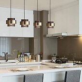 baratos Luzes da ilha-Pingente de luz led de 18 cm design único cilindro de estilo moderno de metal acabamentos pintados estilo nórdico moderno 220-240v