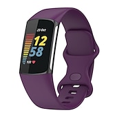 お買い得  Fitbitウォッチバンド-時計バンド のために Fitbit Charge 5 シリコーン 置換 ストラップ ソフト 高通気性 リストバンド
